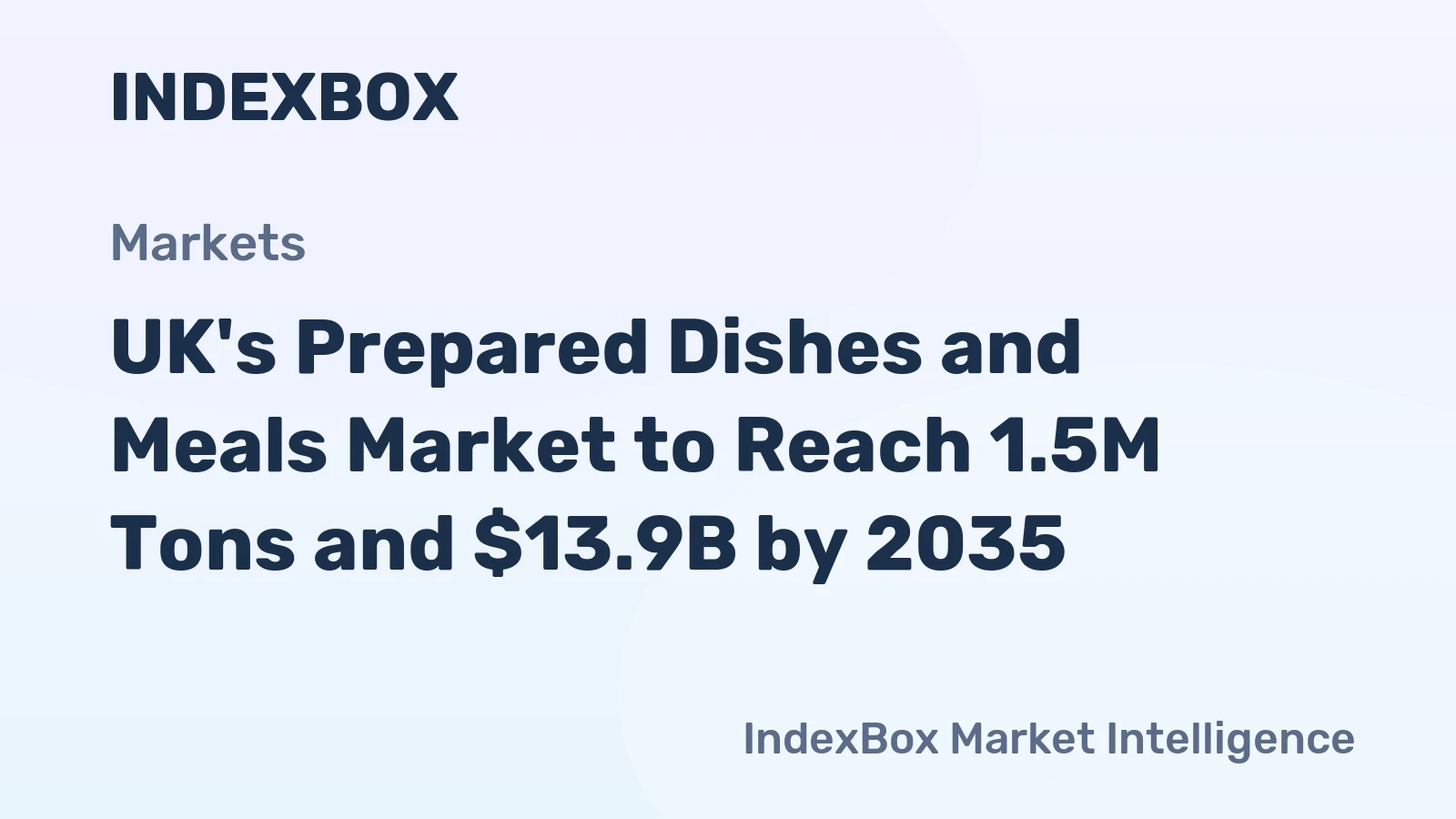 UK's Prepared Dishes and Meals Market to Reach 1.5M Tons and $13.9B by 2035