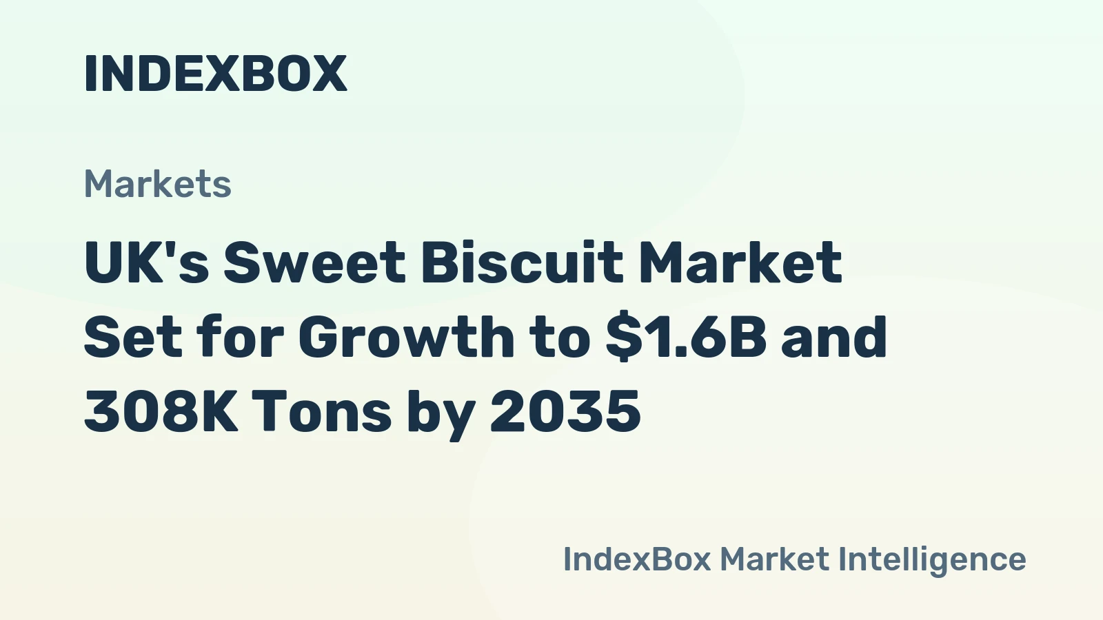 UK's Sweet Biscuit Market Set for Growth to $1.6B and 308K Tons by 2035