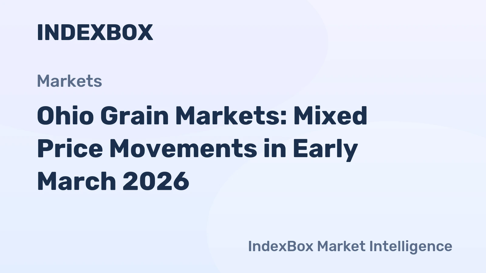 Ohio Grain Markets: Mixed Price Movements in Early March 2026