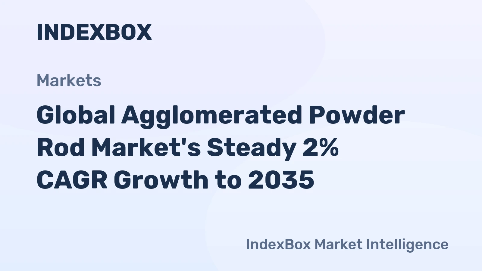 Global Agglomerated Powder Rod Market's Steady 2% CAGR Growth to 2035