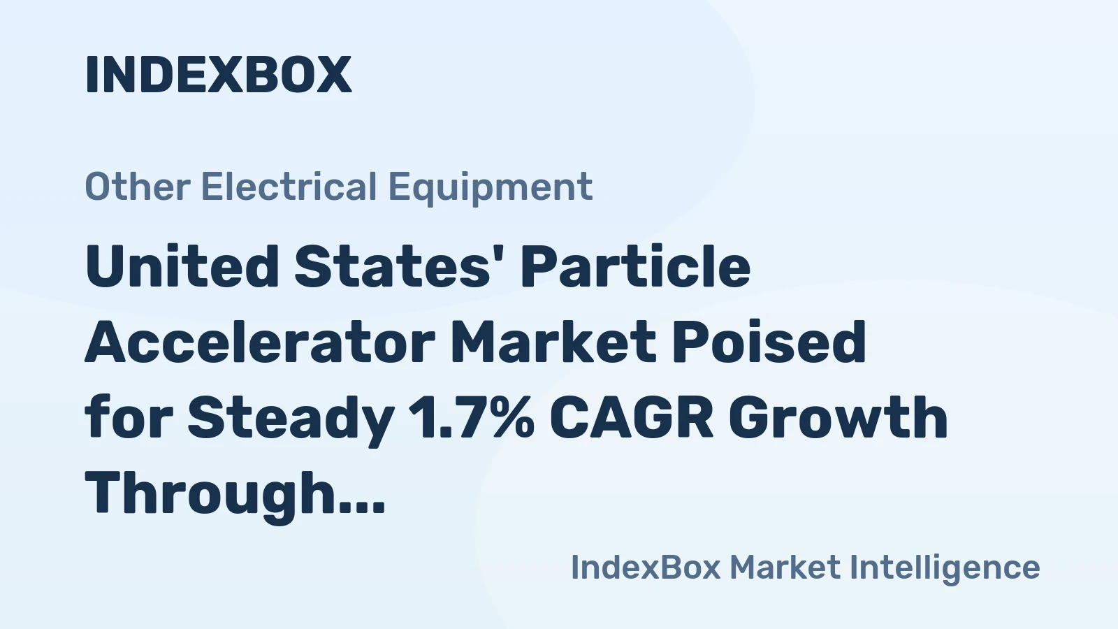 United States' Particle Accelerator Market Poised for Steady 1.7% CAGR Growth Through 2035