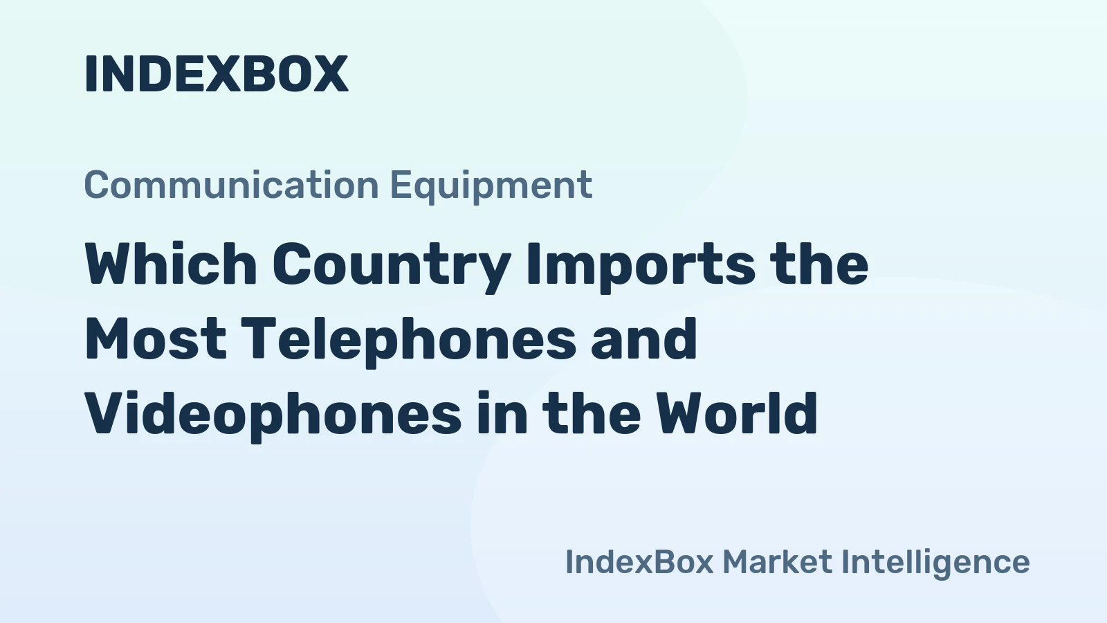 Which Country Imports the Most Telephones and Videophones in the World?