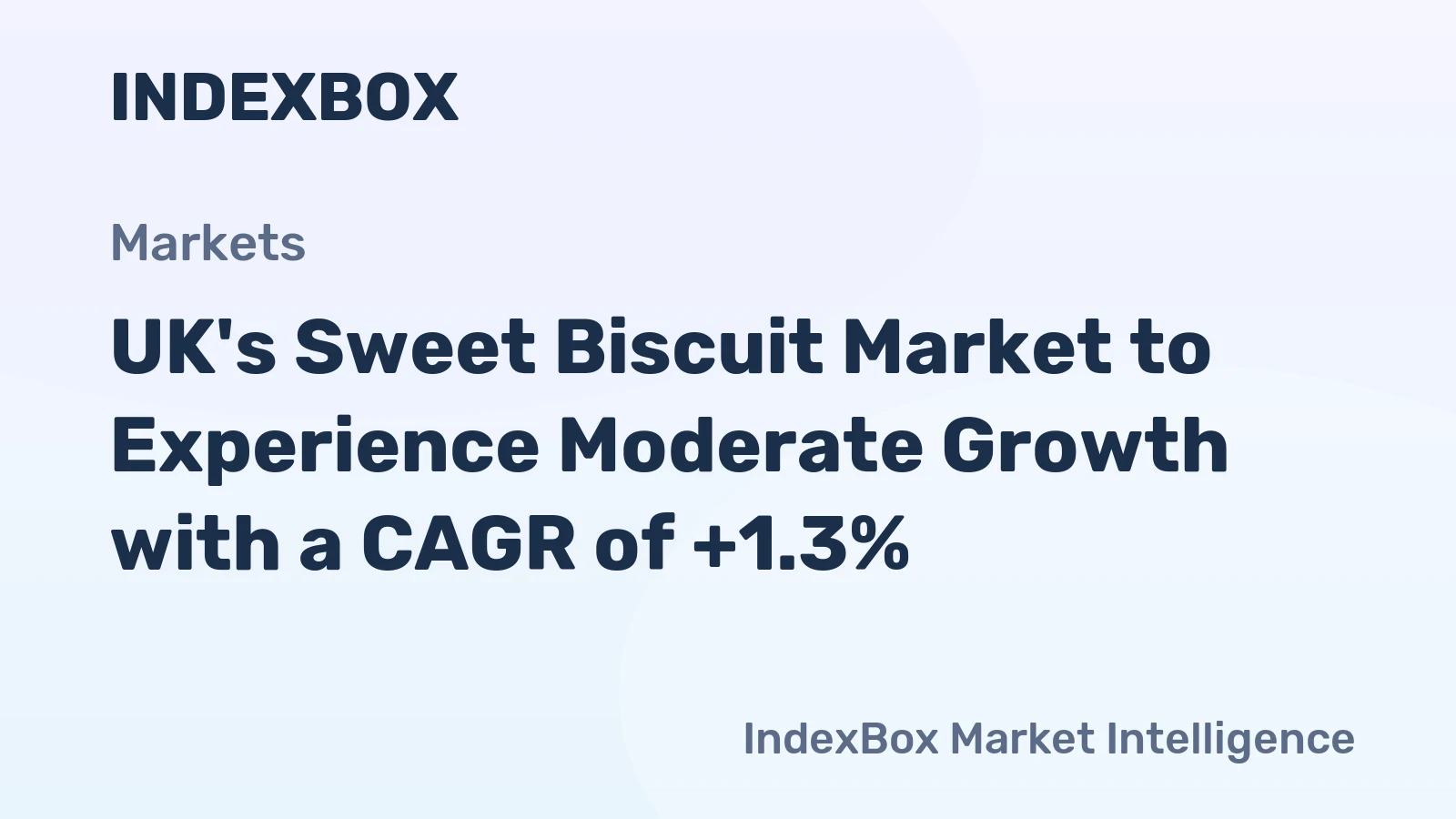 UK's Sweet Biscuit Market to Experience Moderate Growth with a CAGR of +1.3%