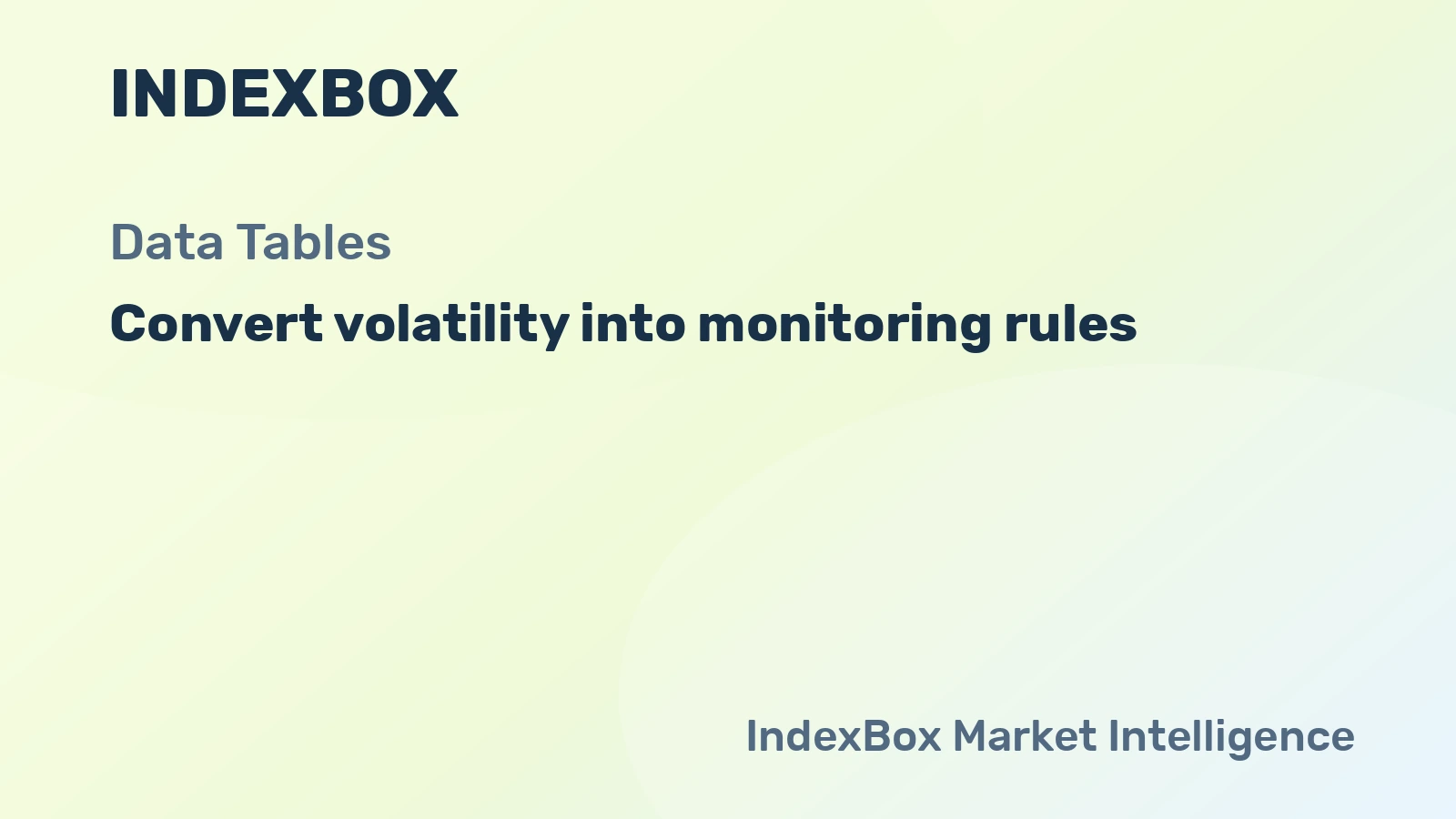 How to Set Risk Thresholds with Table Evidence