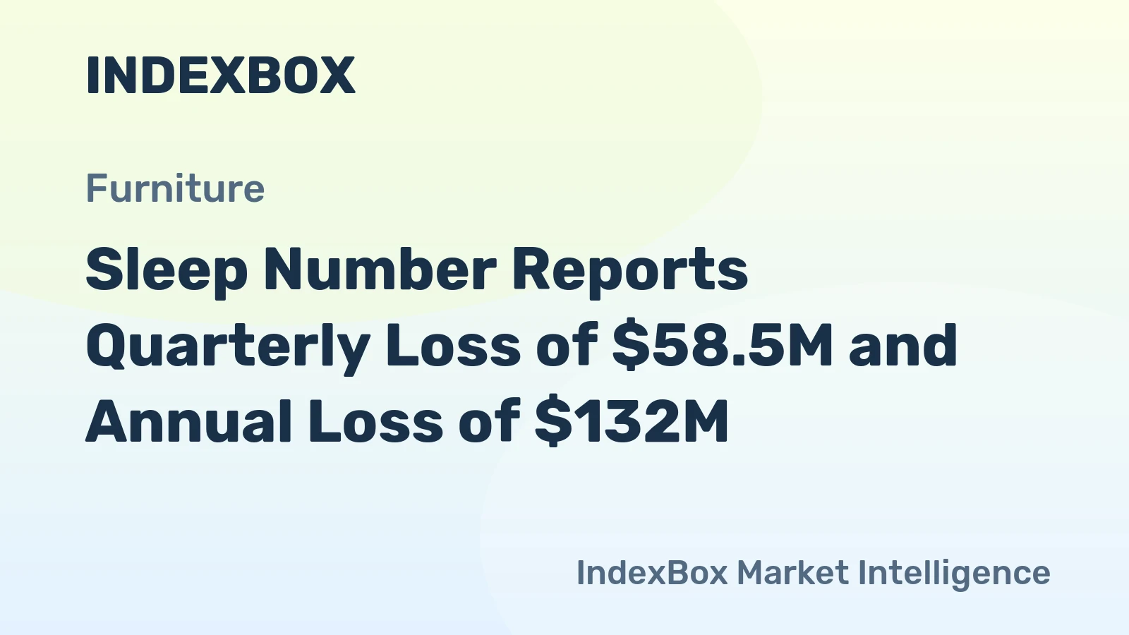 Sleep Number Reports Quarterly Loss of $58.5M and Annual Loss of $132M