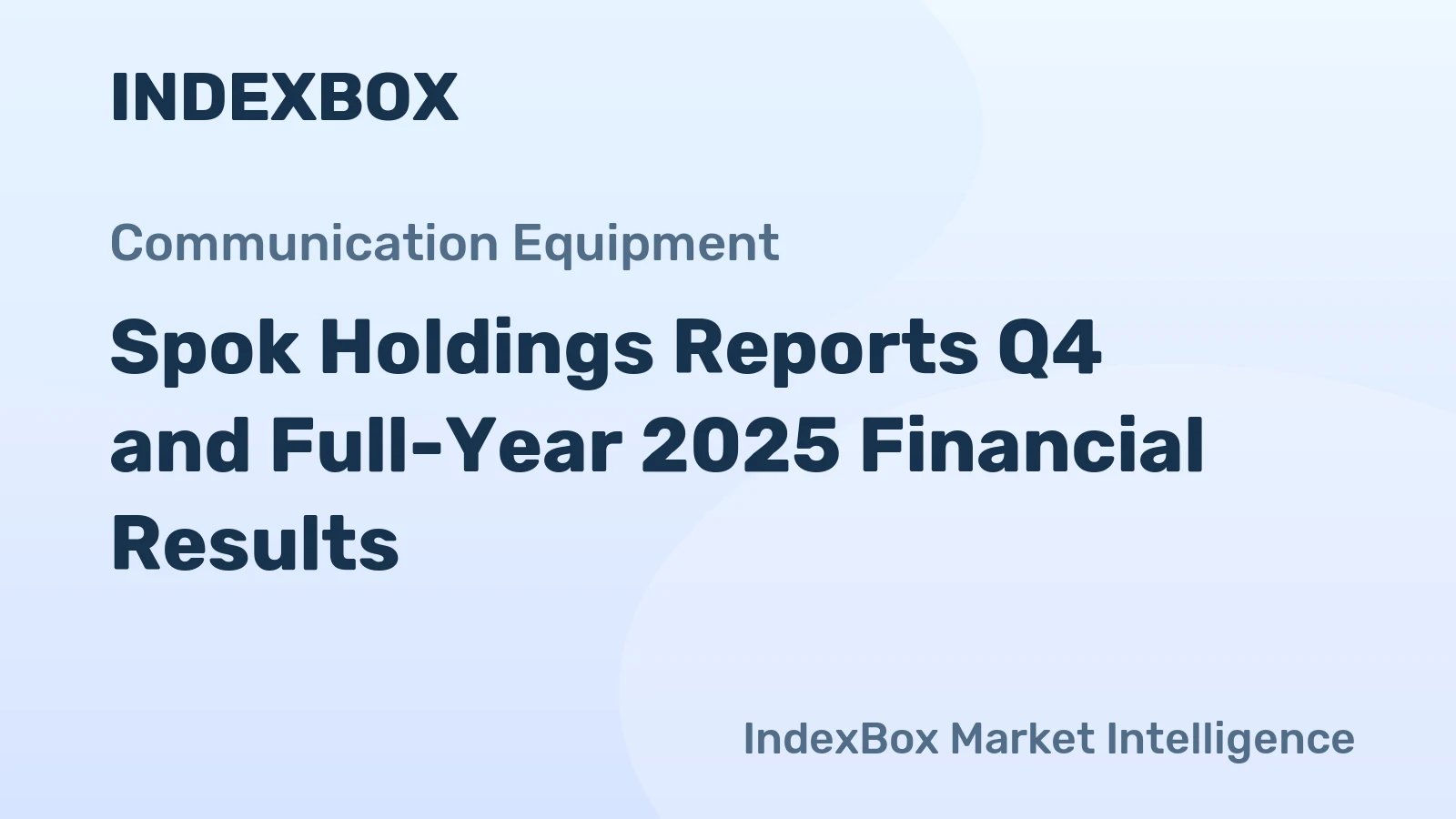Spok Holdings Reports Q4 and Full-Year 2025 Financial Results