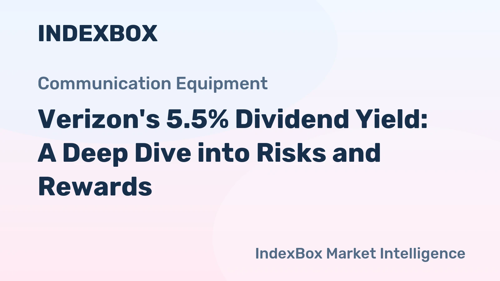 Verizon's 5.5% Dividend Yield: A Deep Dive into Risks and Rewards