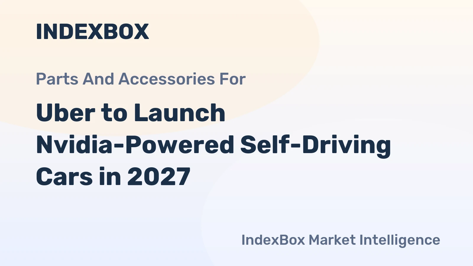 Uber to Launch Nvidia-Powered Self-Driving Cars in 2027