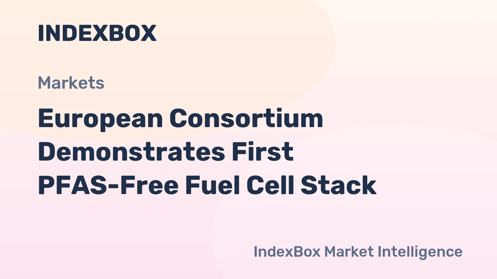 European Consortium Demonstrates First PFAS-Free Fuel Cell Stack