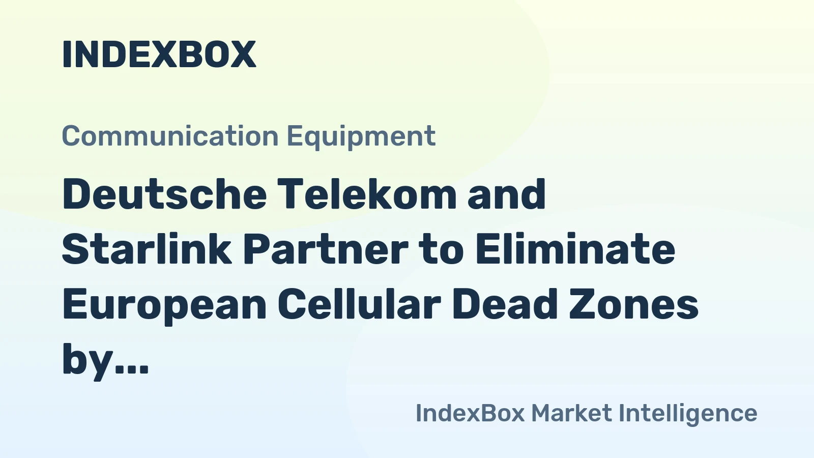 Deutsche Telekom and Starlink Partner to Eliminate European Cellular Dead Zones by 2028