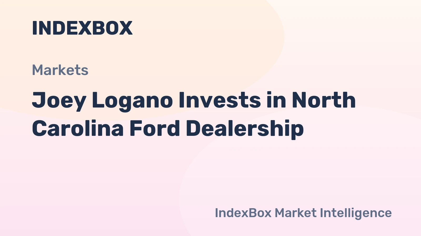 Joey Logano Invests in North Carolina Ford Dealership