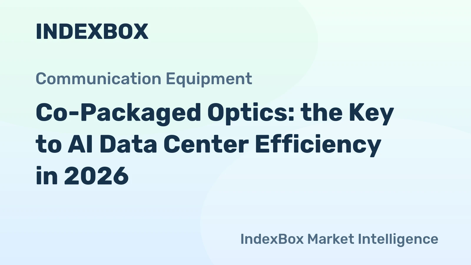 Co-Packaged Optics: the Key to AI Data Center Efficiency in 2026