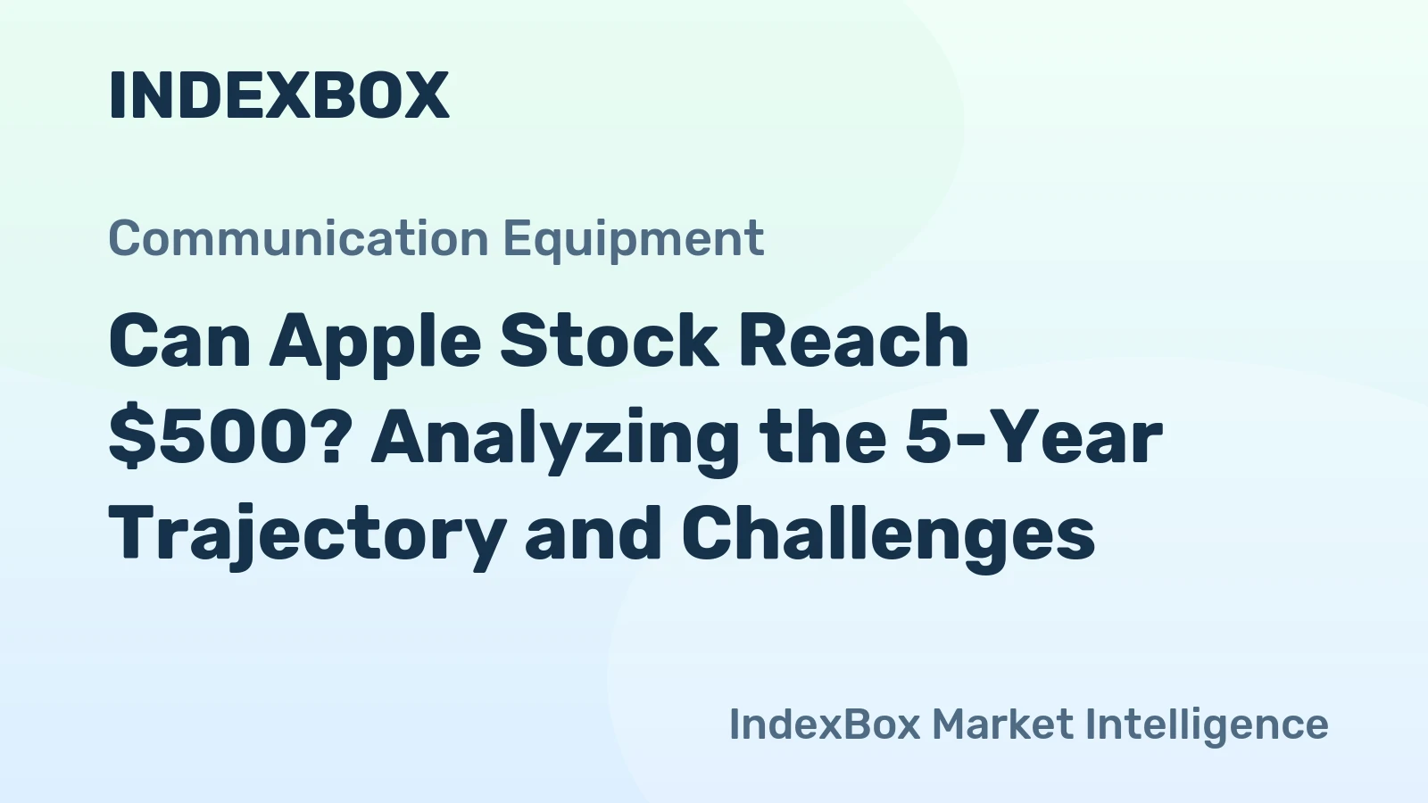 Can Apple Stock Reach $500? Analyzing the 5-Year Trajectory and Challenges