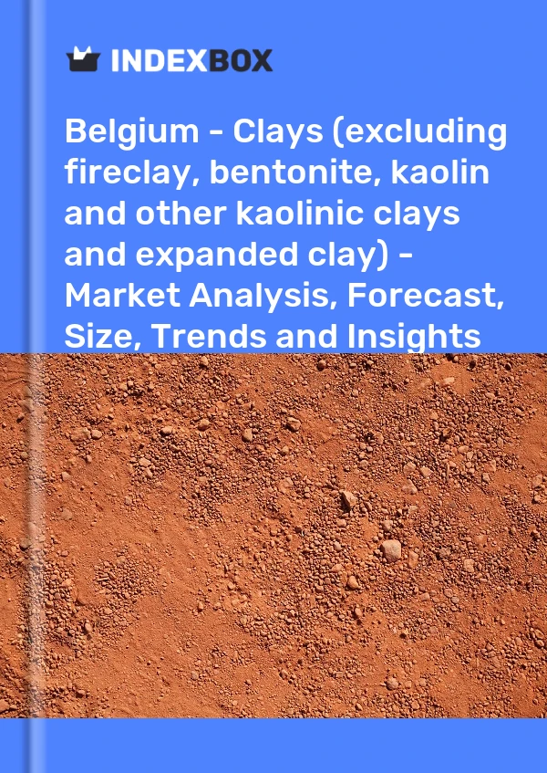 Belgium - Clays (excluding fireclay, bentonite, kaolin and other kaolinic clays and expanded clay) - Market Analysis, Forecast, Size, Trends and Insights