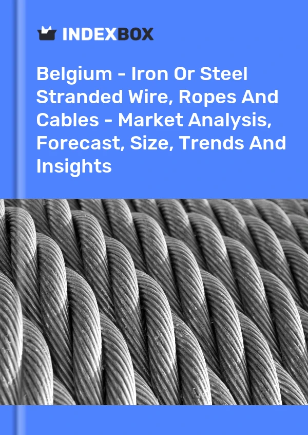 Report Belgium - Iron or Steel Stranded Wire, Ropes and Cables - Market Analysis, Forecast, Size, Trends and Insights for 499$