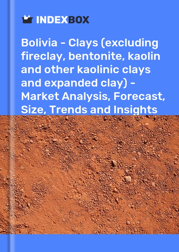 Report Bolivia - Clays (excluding fireclay, bentonite, kaolin and other kaolinic clays and expanded clay) - Market Analysis, Forecast, Size, Trends and Insights for 499$