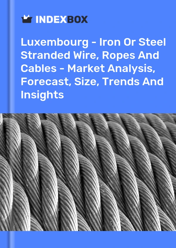 Report Luxembourg - Iron or Steel Stranded Wire, Ropes and Cables - Market Analysis, Forecast, Size, Trends and Insights for 499$