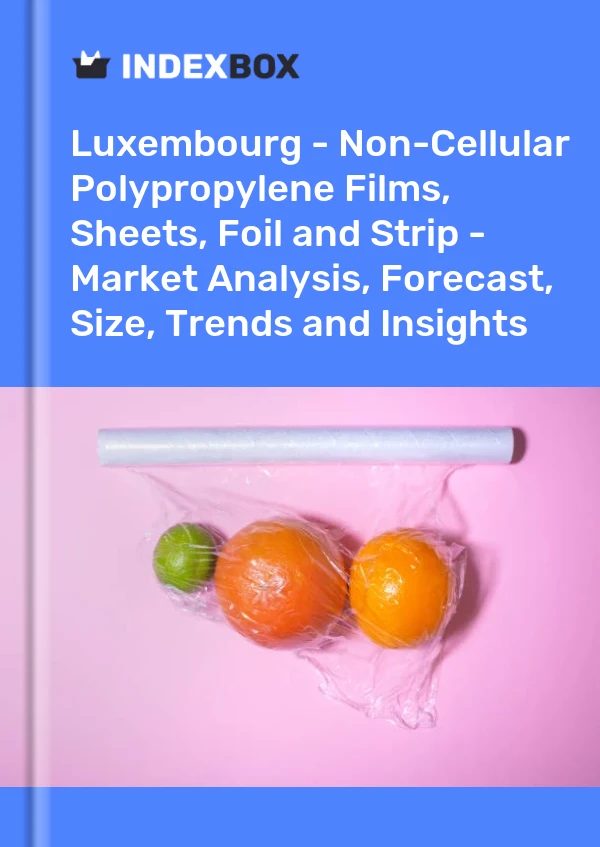 Report Luxembourg - Non-Cellular Polypropylene Films, Sheets, Foil and Strip - Market Analysis, Forecast, Size, Trends and Insights for 499$