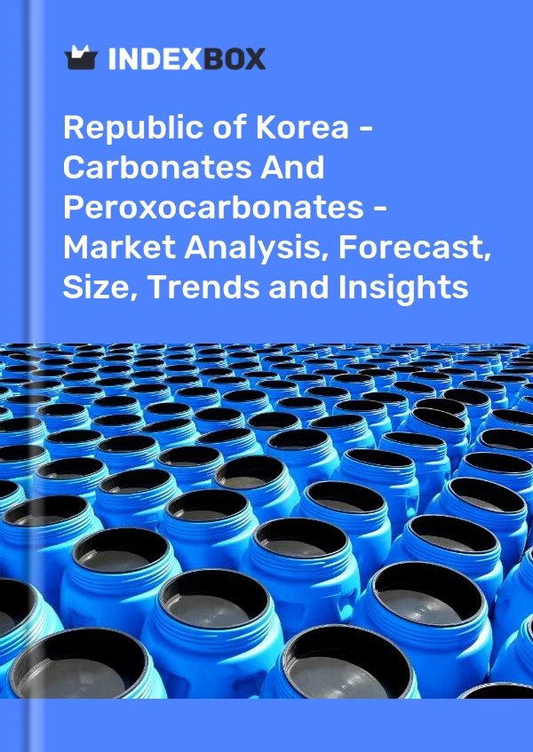 Republic of Korea - Carbonates And Peroxocarbonates - Market Analysis, Forecast, Size, Trends and Insights